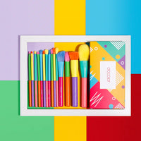 Dream of Color - 15 Pieces Colourful Makeup Brush Set [docolor]