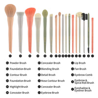 Morandi - 17pc Makeup Brush Set [docolor]