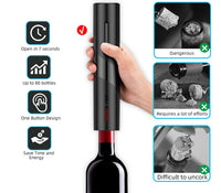 Black Electric Wine Opener
