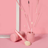 Pinky White - 8pcs Makeup Brush set [docolor]