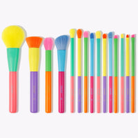 Dream of Color - 15 Pieces Colourful Makeup Brush Set [docolor]