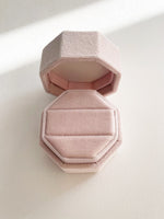 Velvet Double Ring Box