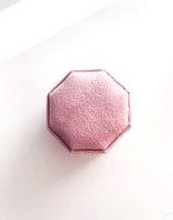Velvet Double Ring Box