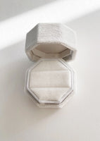 Velvet Double Ring Box
