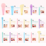 Dreaming of Unicorns - 17 Piece Pastel Makeup Brush Set [docolor]