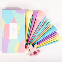 Dreaming of Unicorns - 17 Piece Pastel Makeup Brush Set [docolor]